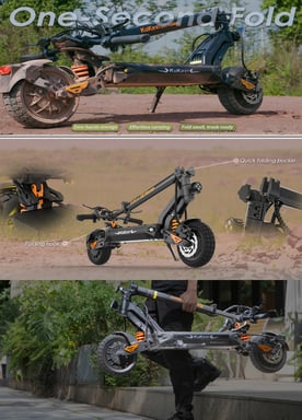 KuKirin G2 Master Trottinette Électrique 2025 - Moteur 1000W*2 Batterie 1081.6WH - Noir