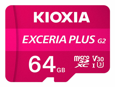 Kioxia LMPL2M064GG2 mémoire flash 64 Go MicroSDXC UHS-I Classe 10