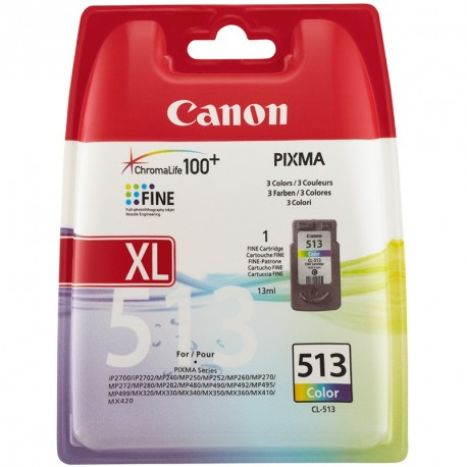Cartouche tricolore originale Canon Cl513 - Cl513 [Ml-13][Pag-350] - Neuf