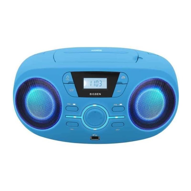 Bigben Radio CD portable CD61BLUSB boombox USB