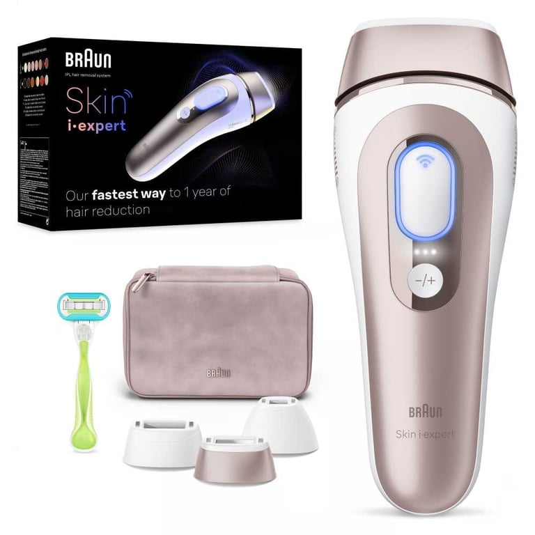 Braun Silk-Expert Pro IPL PL7253, lumière pulsée, or rose - Neuf