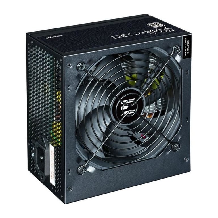 Alimentation PC ZALMAN DecaMax 80+ Non modulaire Ventilateur 120mm - vue 3
