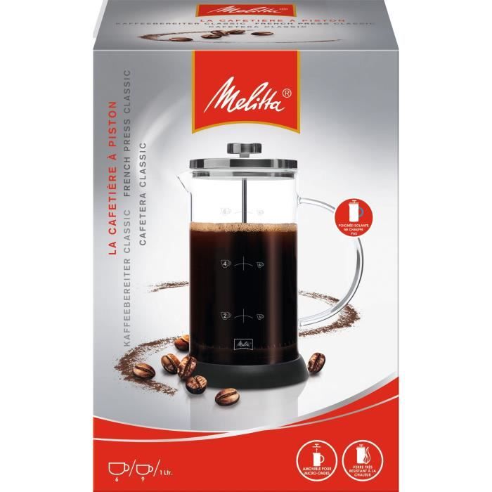 Cafetière À Piston 9 Tasses Melitta - vue 5