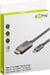 Goobay 75700 câble vidéo et adaptateur 2 m USB Type-C HDMI Type A (Standard) Noir, Argent