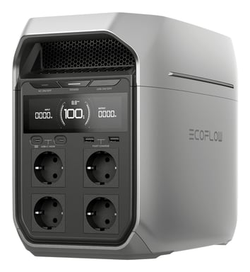 EcoFlow DELTA 3 Plus station d'alimentation portable Phosphate de fer lithié (LiFePo4) 1800 W 12,5 kg
