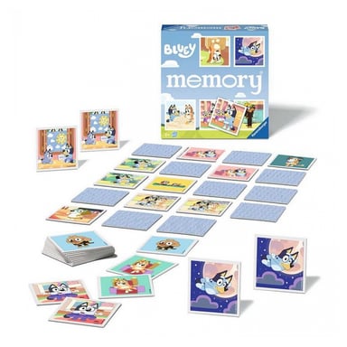 Jeu de Mémoire Bluey - Amusez-vous avec vos personnages préférés