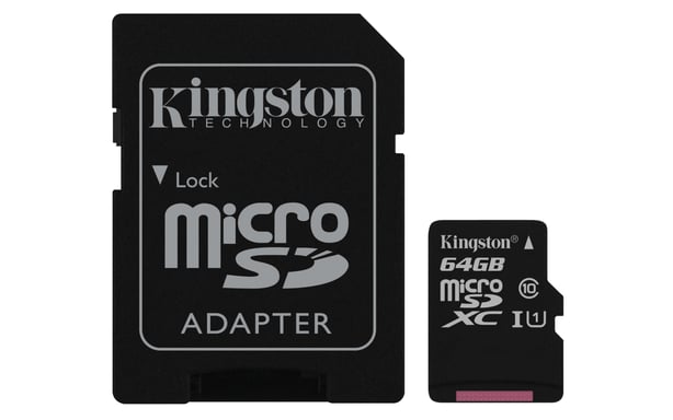 Tecnologia Kingston Canvas Select 64GB MicroSDXC UHS-I Classe 10