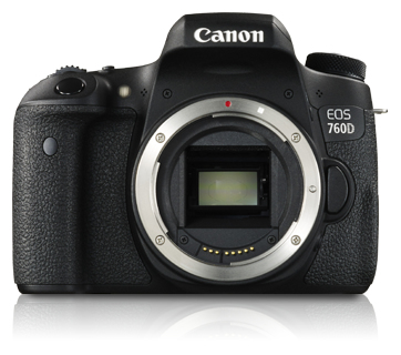Canon EOS 760D Boîtier d'appareil-photo SLR 24,2 MP CMOS 6000 x 4000 pixels Noir