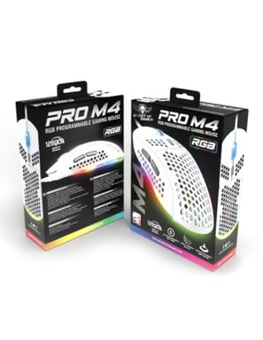 Spirit of Gamer PRO-M4 ARTIC souris Jouer Droitier USB Type-A Optique 12800 DPI