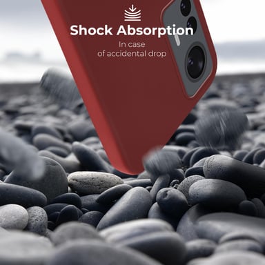 Moozy Lifestyle. Coque en silicone pour Xiaomi 12T et 12T Pro, rose vintage – Coque légère en silicone liquide avec finition mate et doublure en microfibre douce, coque en silicone de qualité supérieure