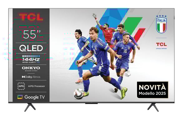 TCL P8K 55P8K TV 139,7 cm (55'') 4K Ultra HD Smart TV Wifi Métallique 350 cd/m²