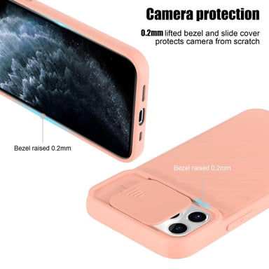Coque pour Apple iPhone 11 PRO MAX en MAT ROUGE Housse de protection Étui en silicone TPU flexible et avec protection pour appareil photo