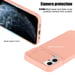 Coque pour Apple iPhone 11 PRO MAX en MAT ROUGE Housse de protection Étui en silicone TPU flexible et avec protection pour appareil photo