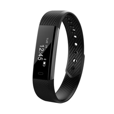 Bracelet Connecté iOs Android Smartwatch Bluetooth Cardio Podomètre Étanche Noir YONIS