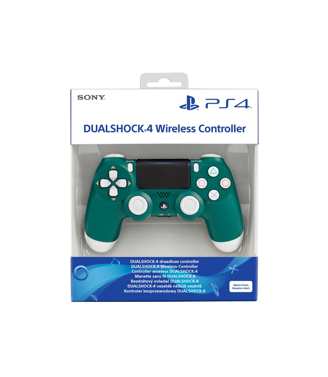Manette PS4 Sony Dualshock 4 Sans Fil Vert Alpine