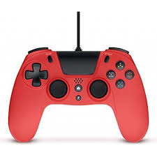 Gioteck VX-4 Rouge Manette de jeu Analogique/Numérique PlayStation 4