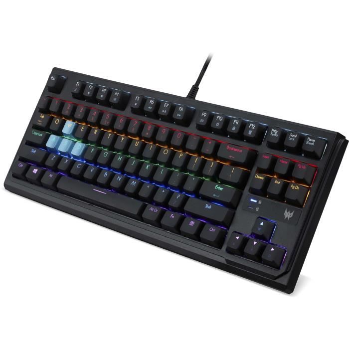 Clavier gamer mécanique RGB ACER PREDATOR Aethon 301 TKL Rétroéclairage LED - vue 3