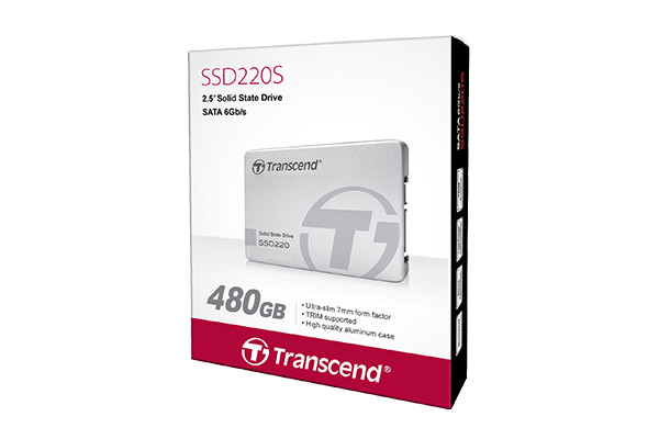 Transcend SSD220S 2.5 480 Go Série ATA III 3D NAND Neuf - vue 2