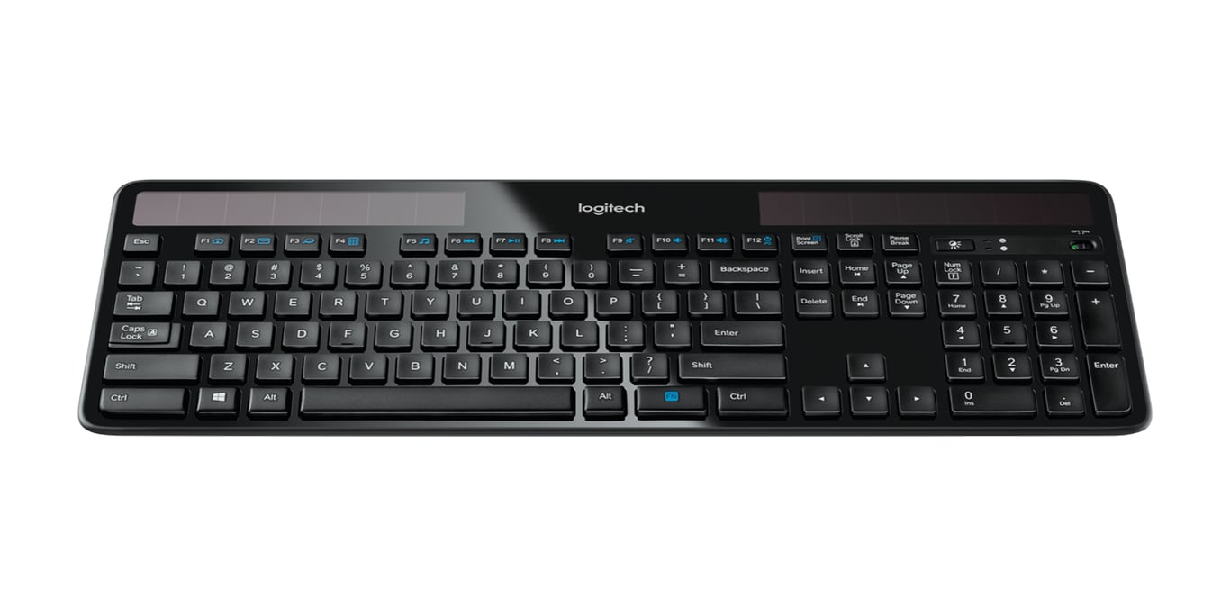 Clavier Sans Fil Solaire Logitech K750 – QWERTY Pan Nordique - vue 2