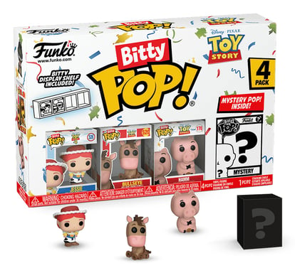 Pack 4 Figuritas Funko Bitty Pop Toy Story Jessie