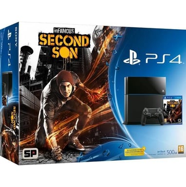 Consola PS4 500 GB + InFamous : Second Son