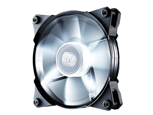 Cooler Master JetFlo 120 Boitier PC Ventilateur 12 cm Noir, Blanc - Neuf