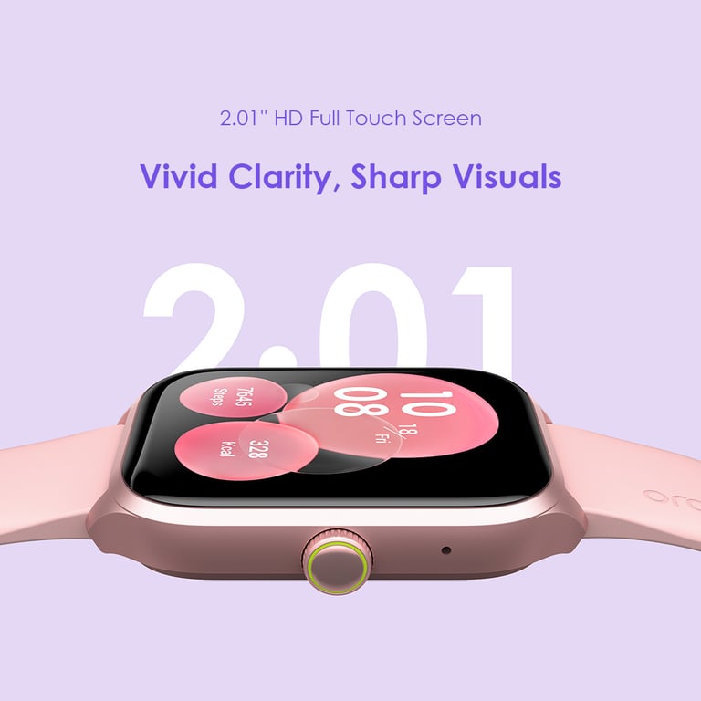 Montre Connectée oraimo Watch 5 Lite : Écran HD 2 01? Autonomie 7 Jours et Suivi Santé Complet Neuf - vue 2