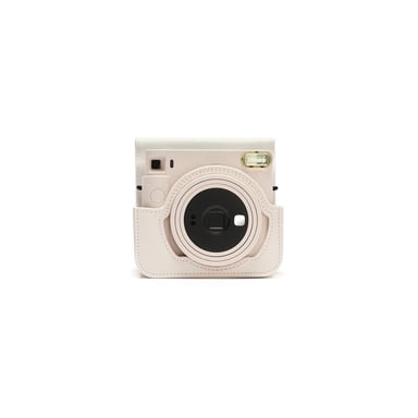 Boîtier protecteur FUJIFILM Instax SQ1 deux-pièces cuir synthétique Blanc craie