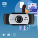 NGS XpressCam720 webcam 1280 x 720 pixels USB 2.0 Noir, Gris, Argent