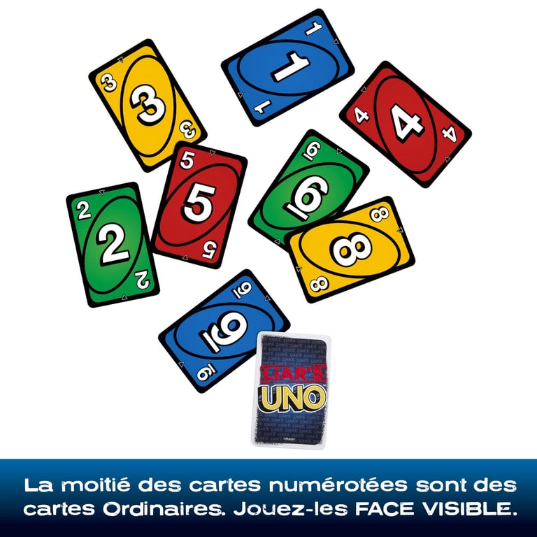 Jeu D'Ambiance Mattel JLH43 – Variante de UNO, Bluff et Stratégie - vue 6