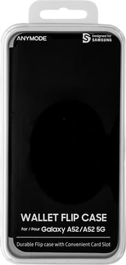 Custodia per Galaxy A52 / A52s 5G Folio Flip Wallet con portacarte