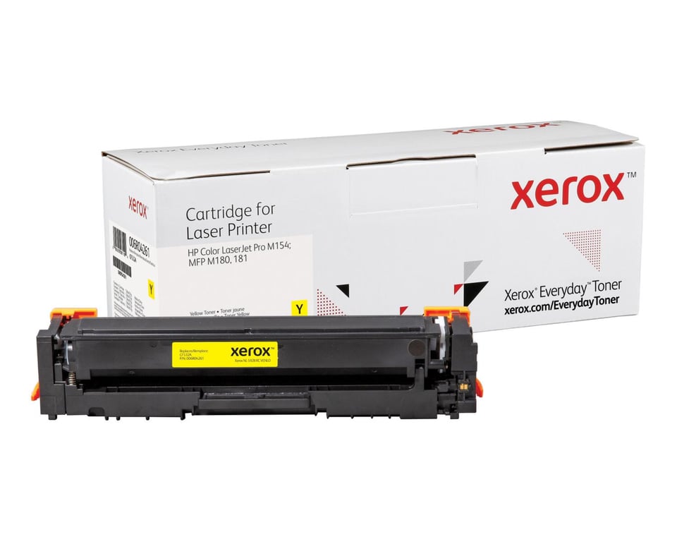 Xerox Jaune compatible cartouche de toner alternative pour : HP CF532A pour HP Color LaserJet Pro M154a M154nw MFP M180n MFP M180nw - vue 3