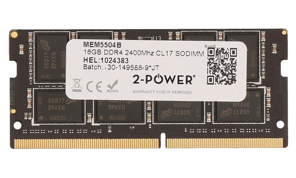 PSA Parts MEM5504B módulo de memoria 16 GB 1 x 16 GB DDR4