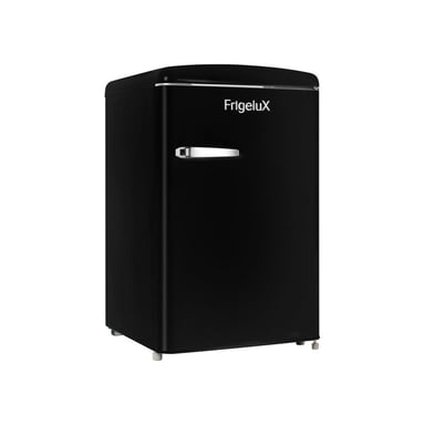 Réfrigérateur table-top FRIGELUX R4TT108RNE rétro noir 108 L avec freezer 4 étoiles et éclairage LED