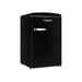 Réfrigérateur table-top FRIGELUX R4TT108RNE rétro noir 108 L avec freezer 4 étoiles et éclairage LED