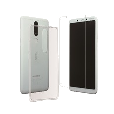 Pack Coque Souple Transparente + Verre Trempe Nokia 3.1+