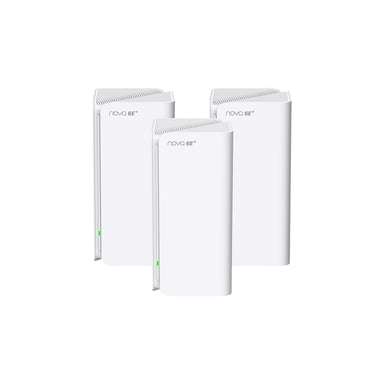 Tenda MX21 Pro(3-pack) Tribanda (2.4 GHz / 5 GHz / 6 GHz) Wi-Fi 6 (802.11ax) Blanco Interno