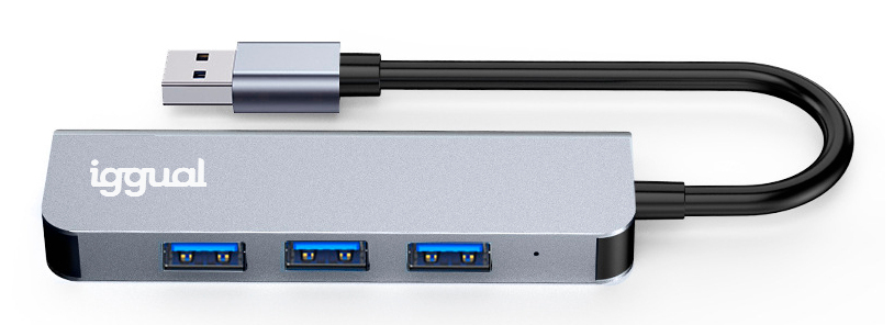 iggual IGG319246 hub & concentrateur USB 3.2 Gen 1 3.1 Gen 1 Type C 5000 Mbit/ Neuf - vue 3