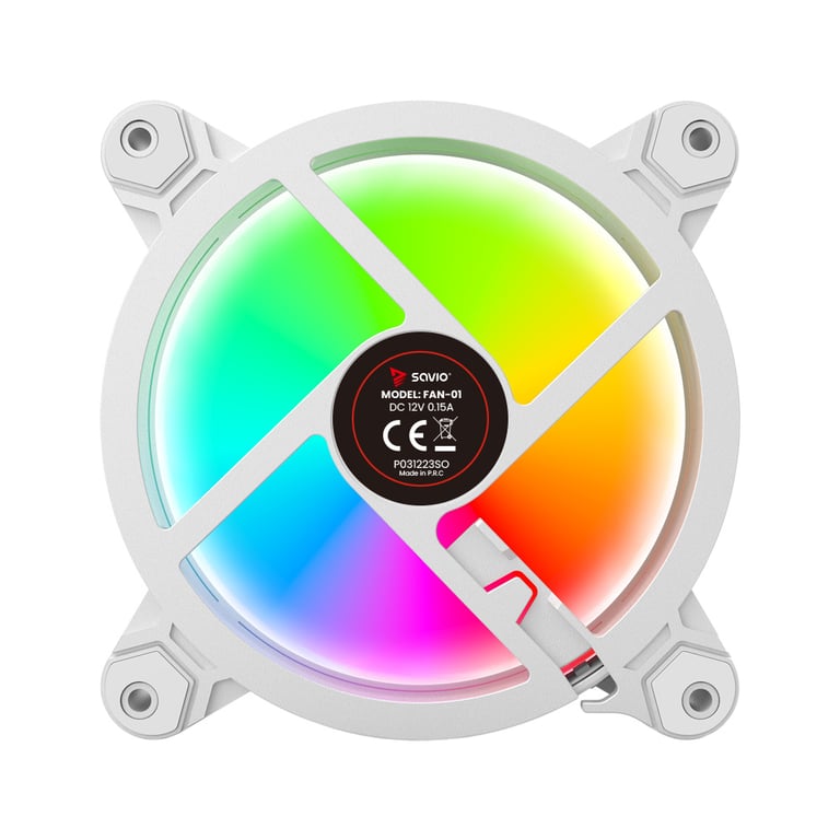 Savio FAN 01 système de refroidissement d'ordinateur Boitier PC Ventilateur - vue 4