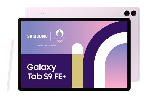 Galaxy Tab S9 FE+ 12.4'', 128 Go, Lilas