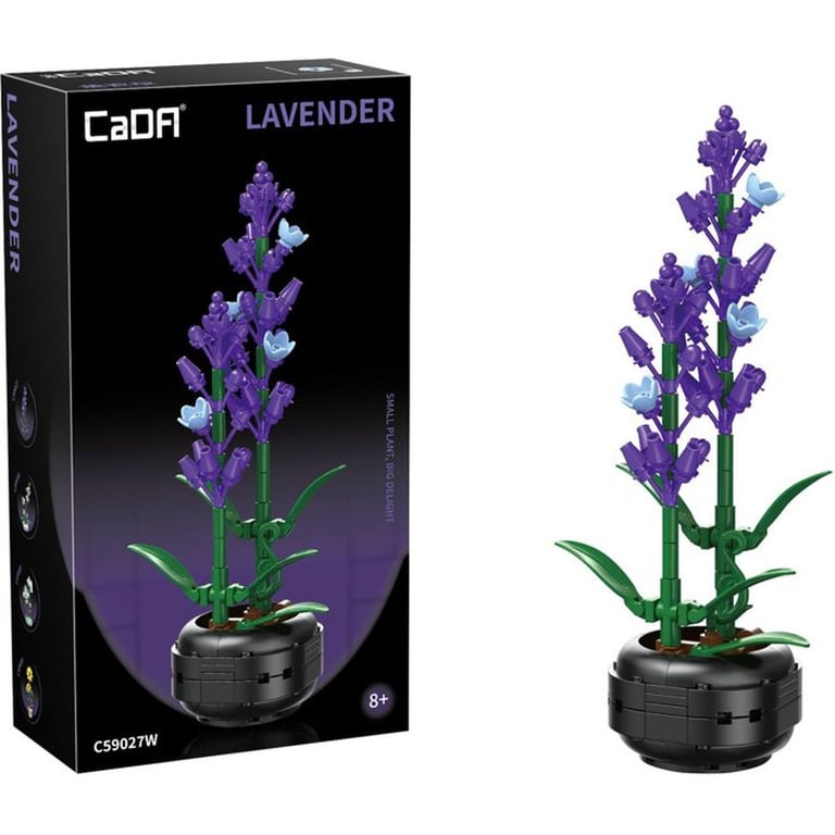 CADA Artiste Jeu de construction Plante Lavande 205 pièces Dès - vue 2