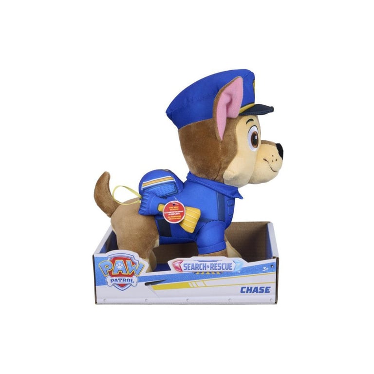 Peluche PAW Patrol Chase 6075046 – Mission Détectives, Lavable en Surface - vue 6