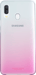 Coque rigide dégradée rose et transparente Evolution Samsung pour Galaxy A40