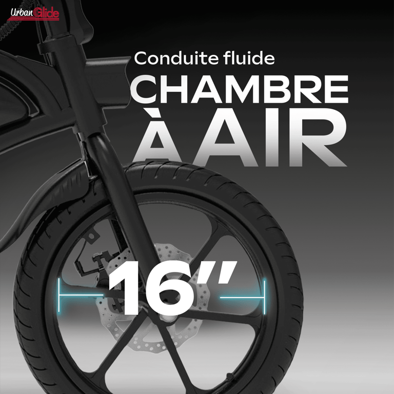 Draisienne Électrique Adulte UrbanGlide E-Bike 160 – Moteur 1100W, Autonomie 25 km - vue 2