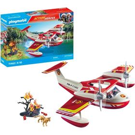 Jeux D'imitation Hydravion Avec Pompier Playmobil La Boite - vue 4
