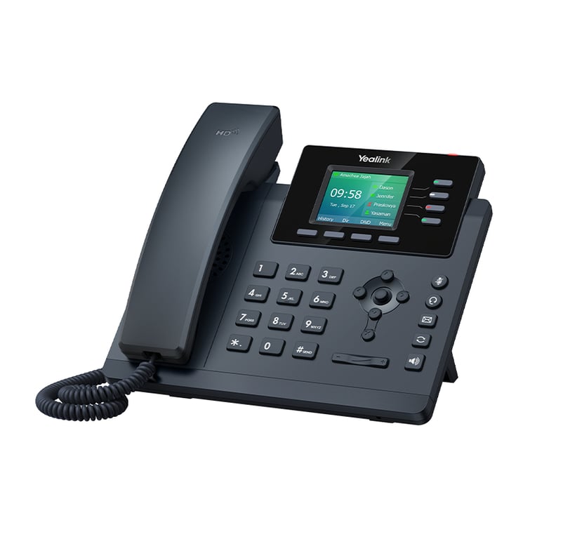 Téléphone IP Yealink SIP-T34W – 4 Lignes, Écran LED, Wifi - vue 3