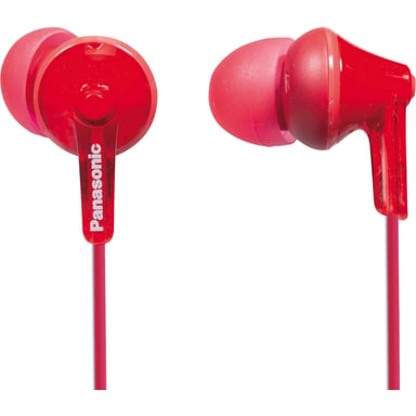 Panasonic RP-HJE125E-R auricular y casco Auriculares Alámbrico Dentro de oído Música Rojo