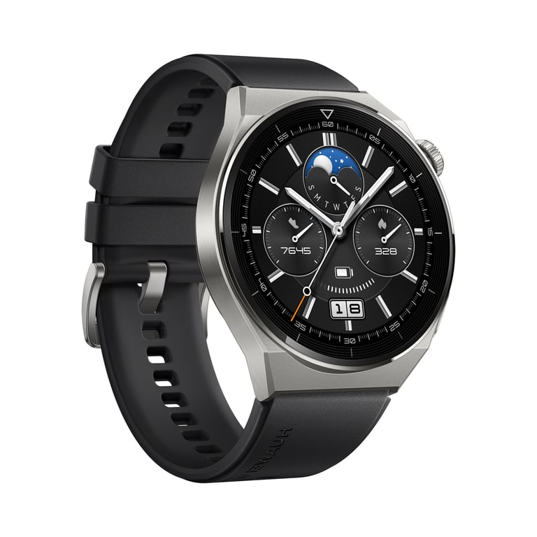 Huawei WATCH GT 3 Pro 3,63 cm (1.43") AMOLED 46 mm Numérique 466 x 466  pixels Écran tactile 4G Titane GPS (satellite) - Huawei