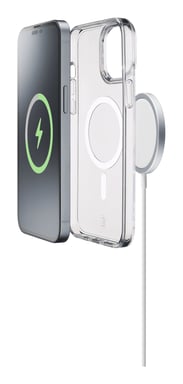 Cellularline Gloss Mag - iPhone 15 Plus Étui avec aimants pour la charge et la fixation à l'alimentateur MagSafe Apple (brand) iPhone 15 Plus