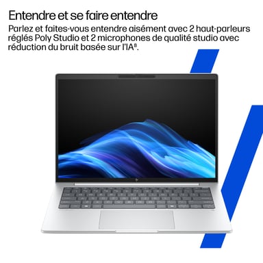 HP EliteBook 8 G1a 13 pollici Notebook Next Gen AI PC Wolf Pro Security Edition Copilot+ PC AMD Ryzen AI 7 Laptop 32 GB LPDDR5x-SDRAM 1 TB SSD Wi-Fi 7 (802.11be) Windows 11 Pro